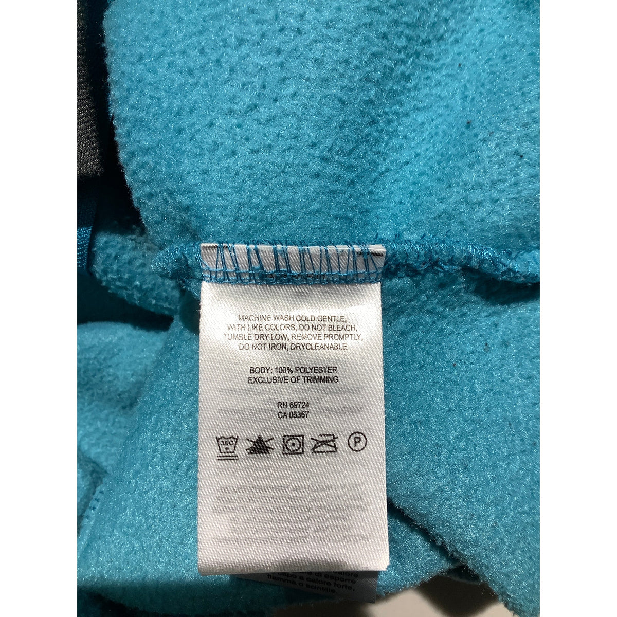 Columbia XL Teal Full Zip Fleece Jacket Outdoor Hiking