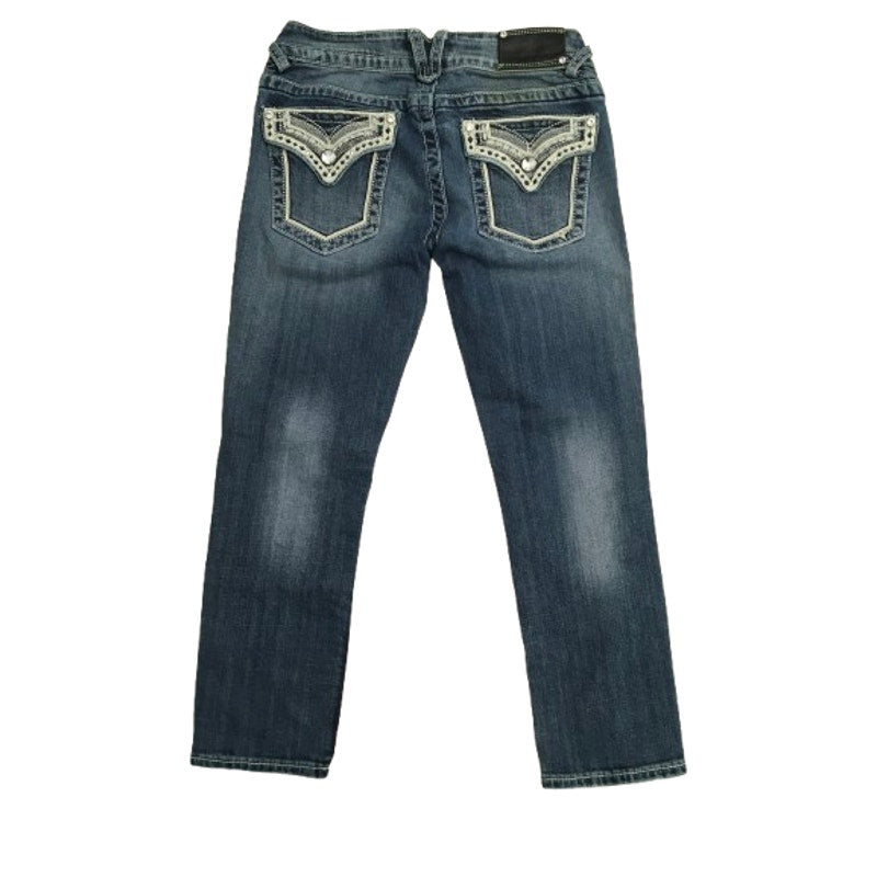 VIGOSS New York Capri Jeans Size 27W 21L- Y2K, Glam, Streetwear