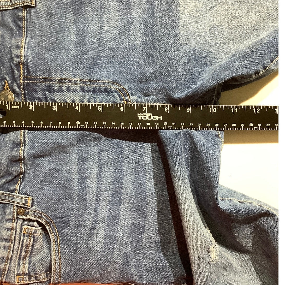 Wax Jean Rolled Cuff Capris Women’s Size 18 – Casual, Distressed, Relaxed