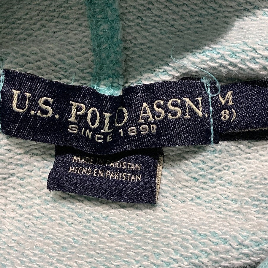 U.S. Polo Assn. Teal Hoodie Child Size 8 – Casual, Graphic, Pullover