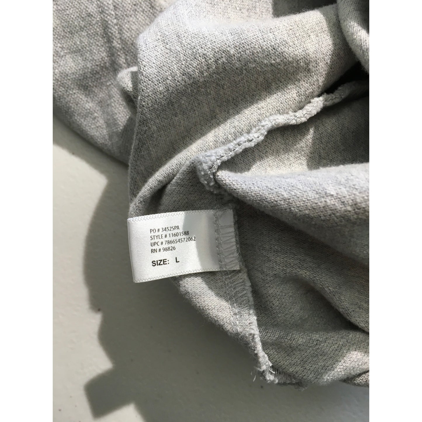 US Polo Assn. Light Gray Polo Shirt Size L - Classic, Casual, Preppy