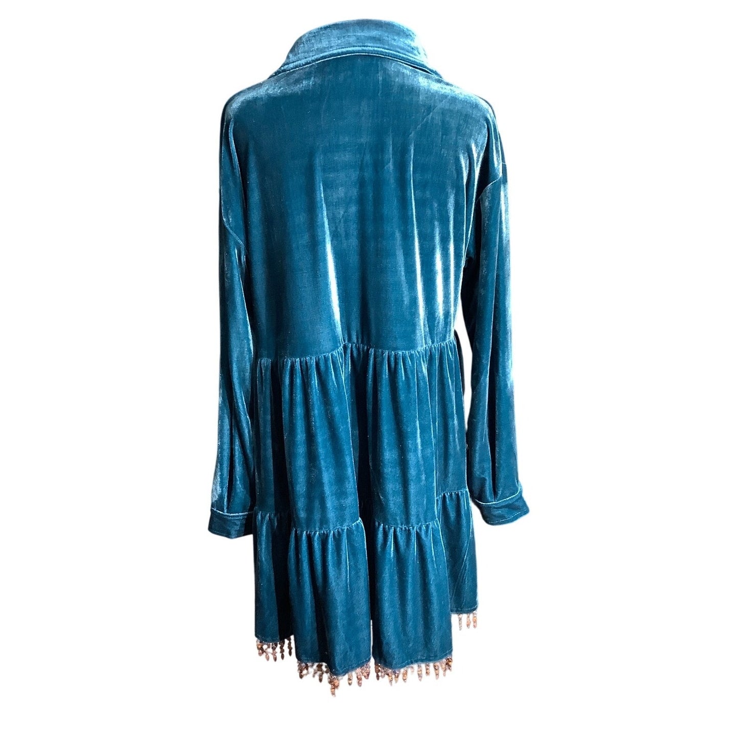 Without Borders Velvet Elvis Dress LG - Boho, Vintage, Coquette