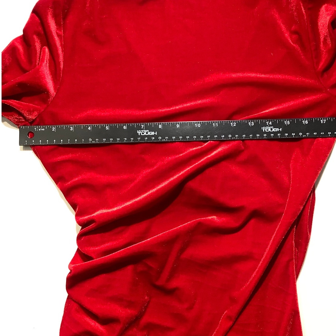 Guberry Red Velvet Long Sleeve Dress Size L – Mobwife, Coquette, Elegant