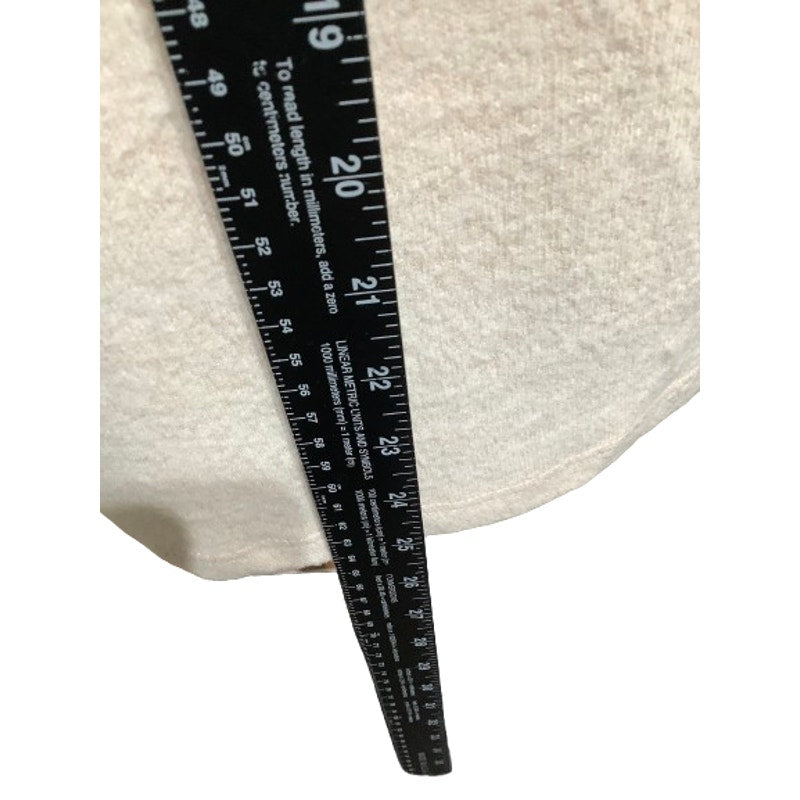 Market & Spruce Cream and Navy Colorblock Top Small- Casual, Cozy, Versatile