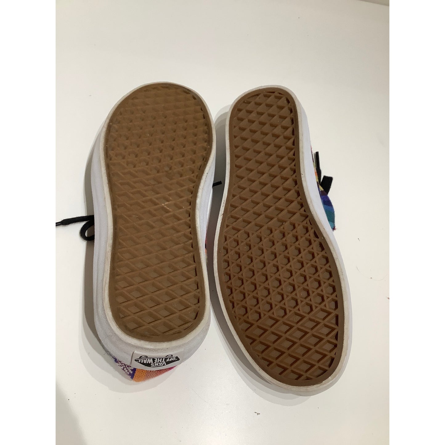 Vans Multicolor Canvas Sneakers Size 6.5 - Boho, Casual, Skater