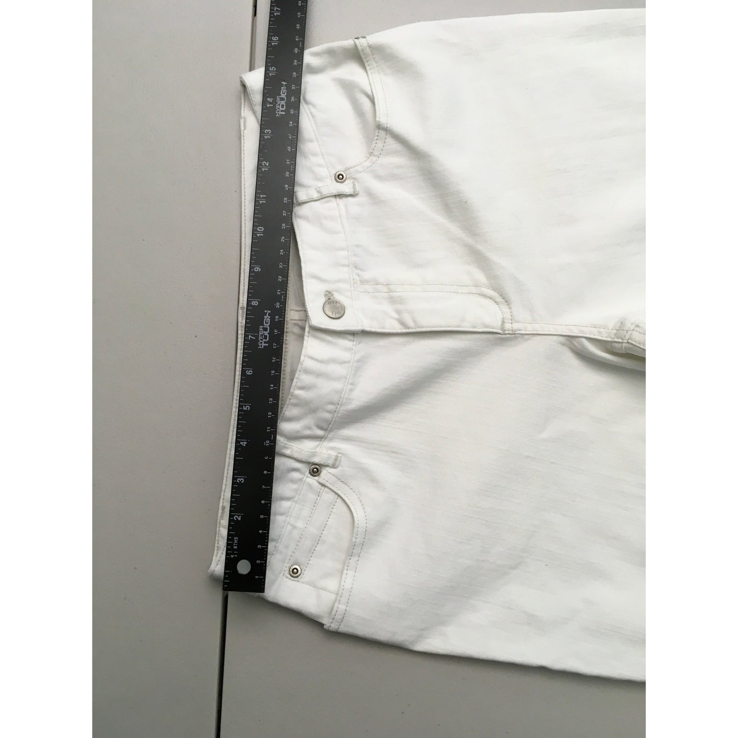 J.Jill Cream Authentic Fit Below Stretch Pants 8 – Minimalist, Classic, Casual