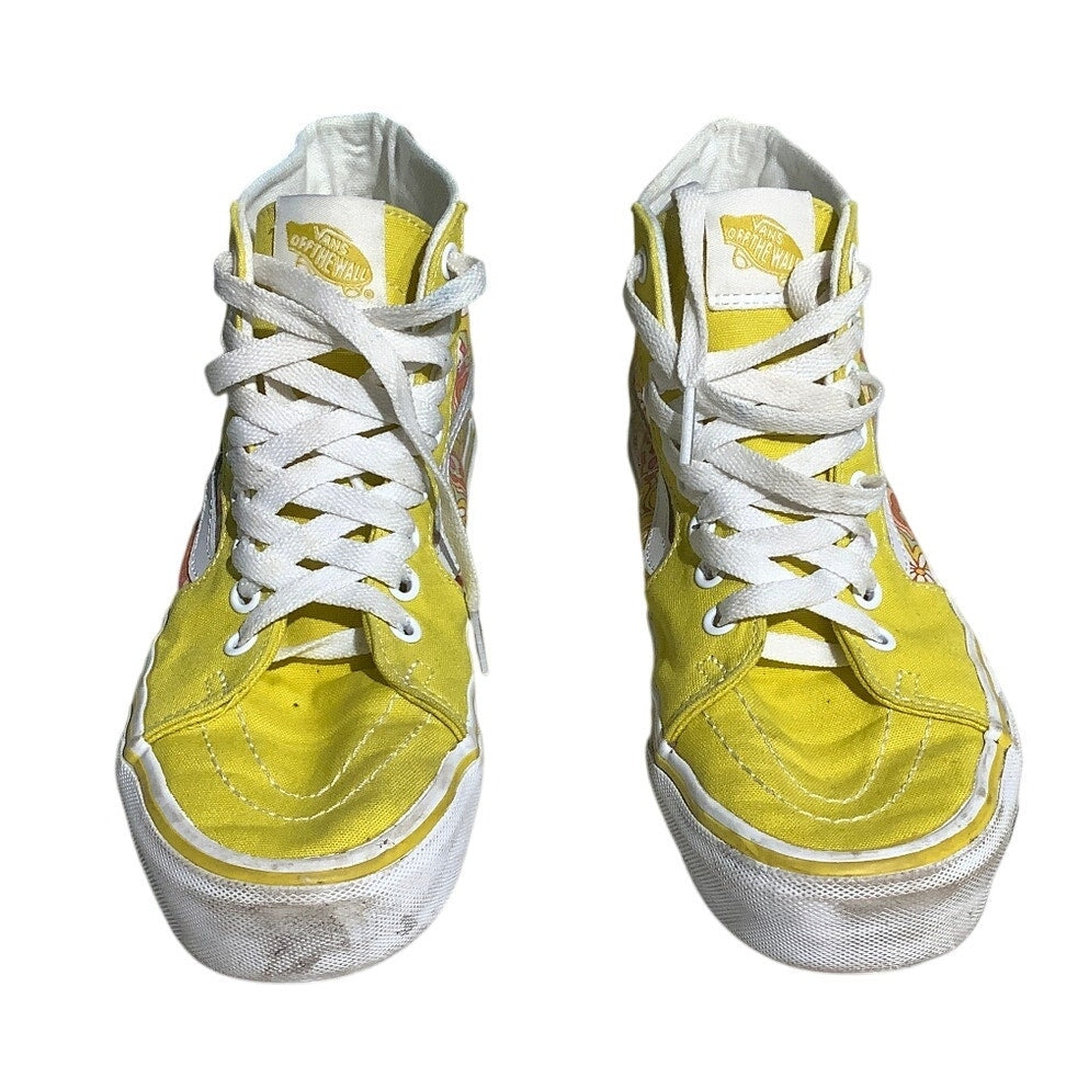Vans High Top Sneakers Size 6 Men / 7.5 Women – Floral, Casual, Canvas