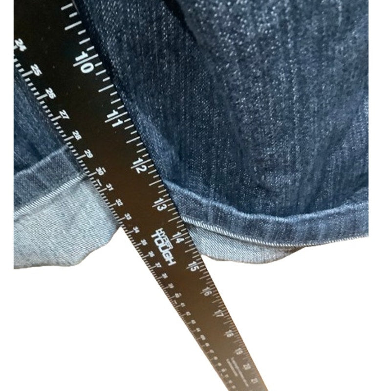 Hannah Blue Cropped Jeans - Sz 8 - Casual, Denim, Everyday