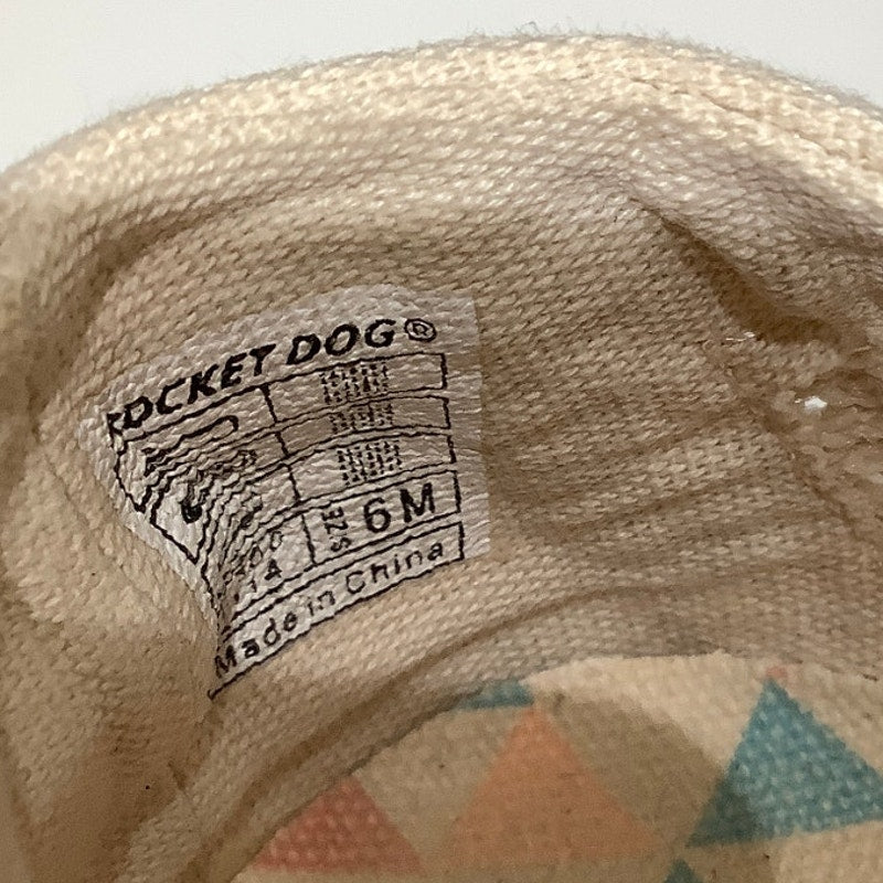 Rocket Dog Cream Lace-Up Flats Size 6 - Boho, Casual, Lightweight