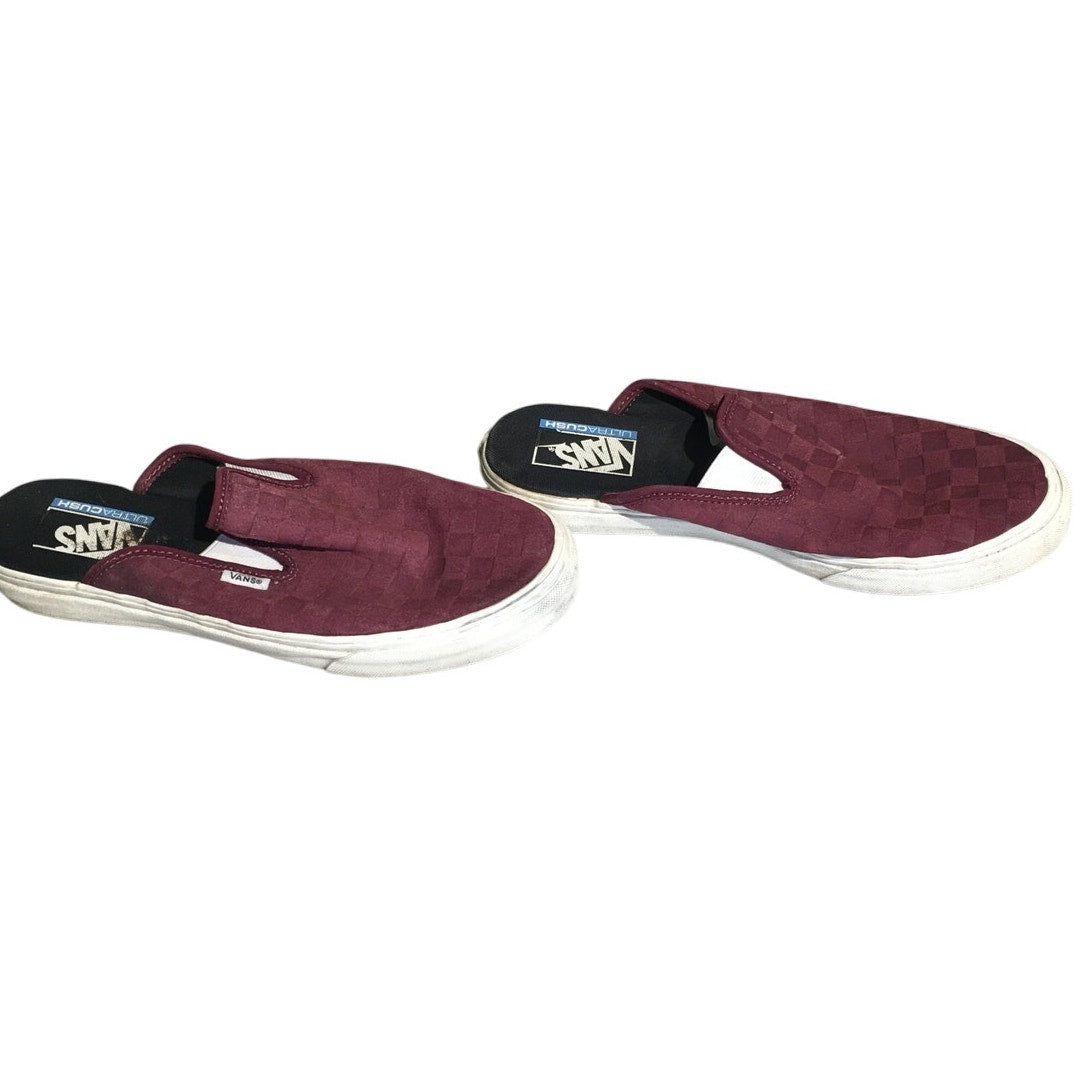 Vans Slip-On Ultracush Maroon 9 Womens / 7.5 Mens - Streetwear, Skater, Casual