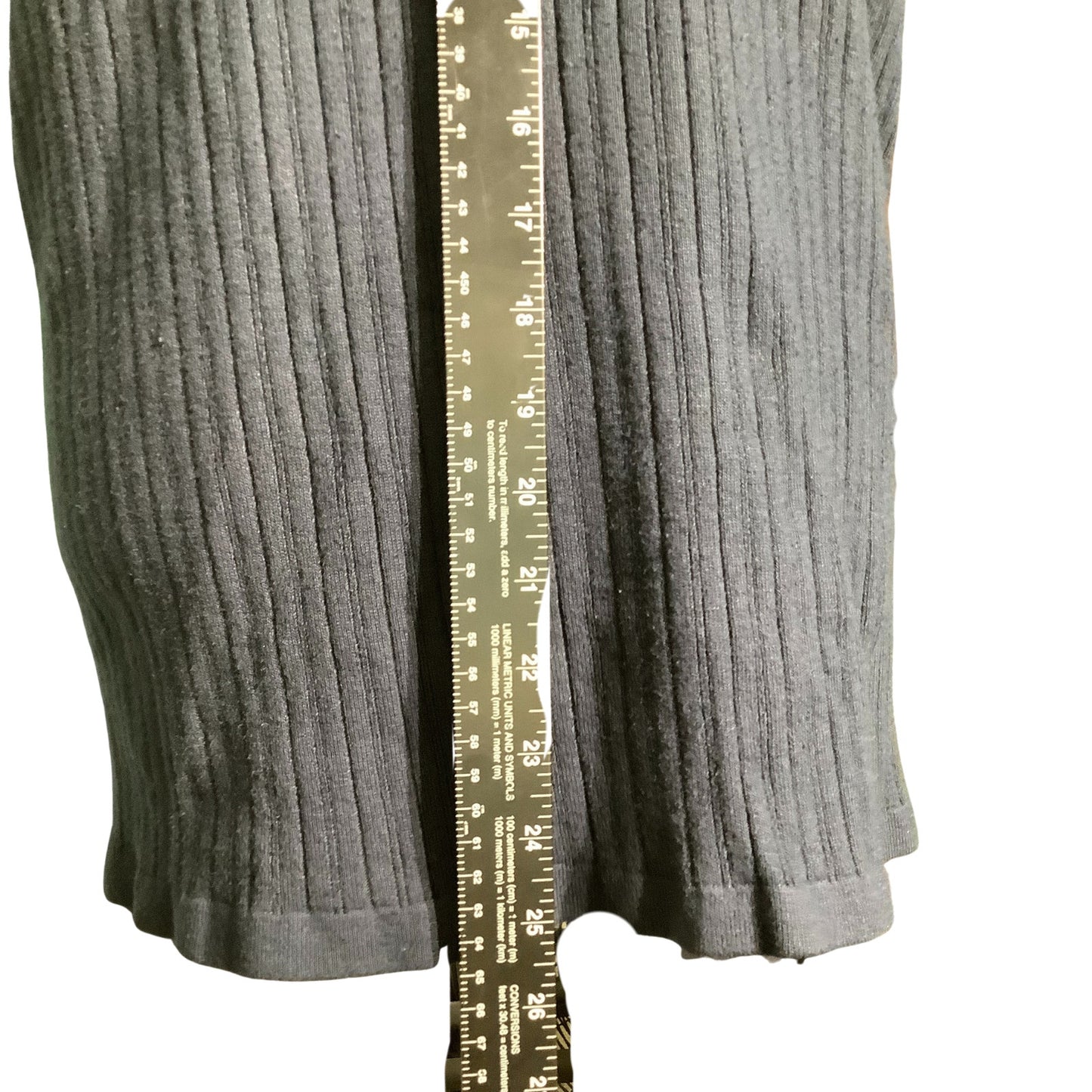 Positano Ribbed Knit Top Women’s Size Large – Classic, Textured, Short Sleeve