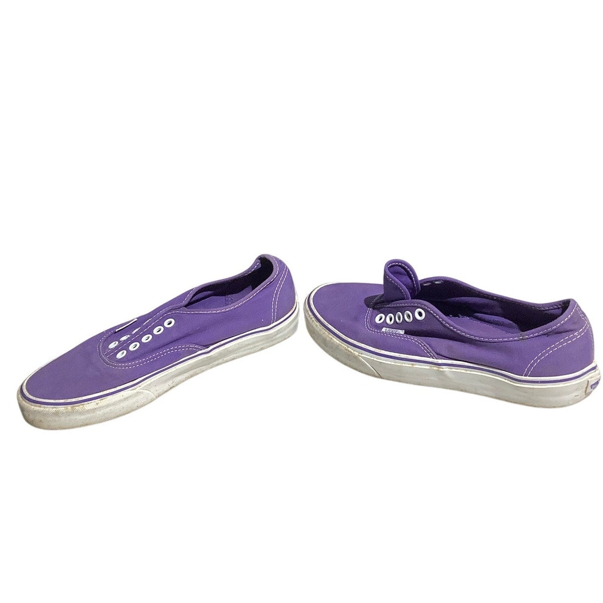 Vans Unisex Shoes Size 8.5 — Purple, Canvas, Slip-On