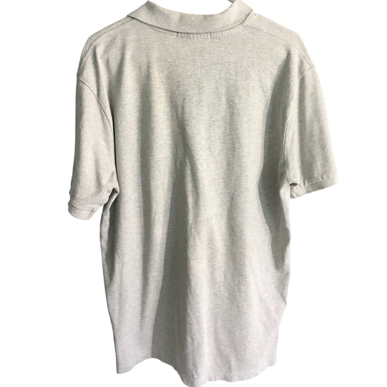 US Polo Assn. Light Gray Polo Shirt Size L - Classic, Casual, Preppy