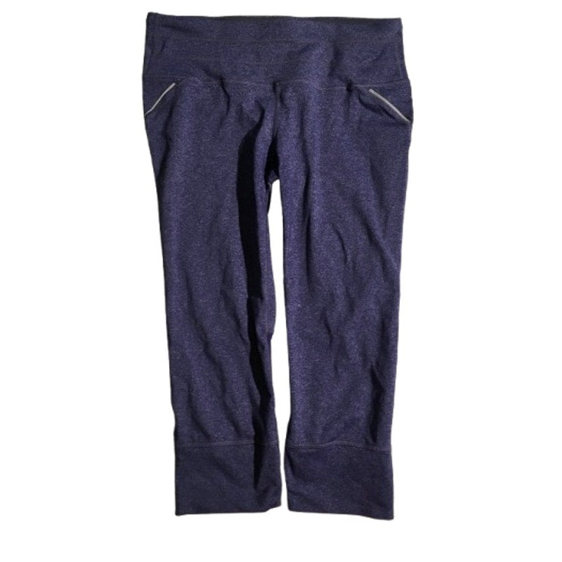 Athleta Light Purple Workout Capri Leggings M - Athleisure, Performance, Sporty