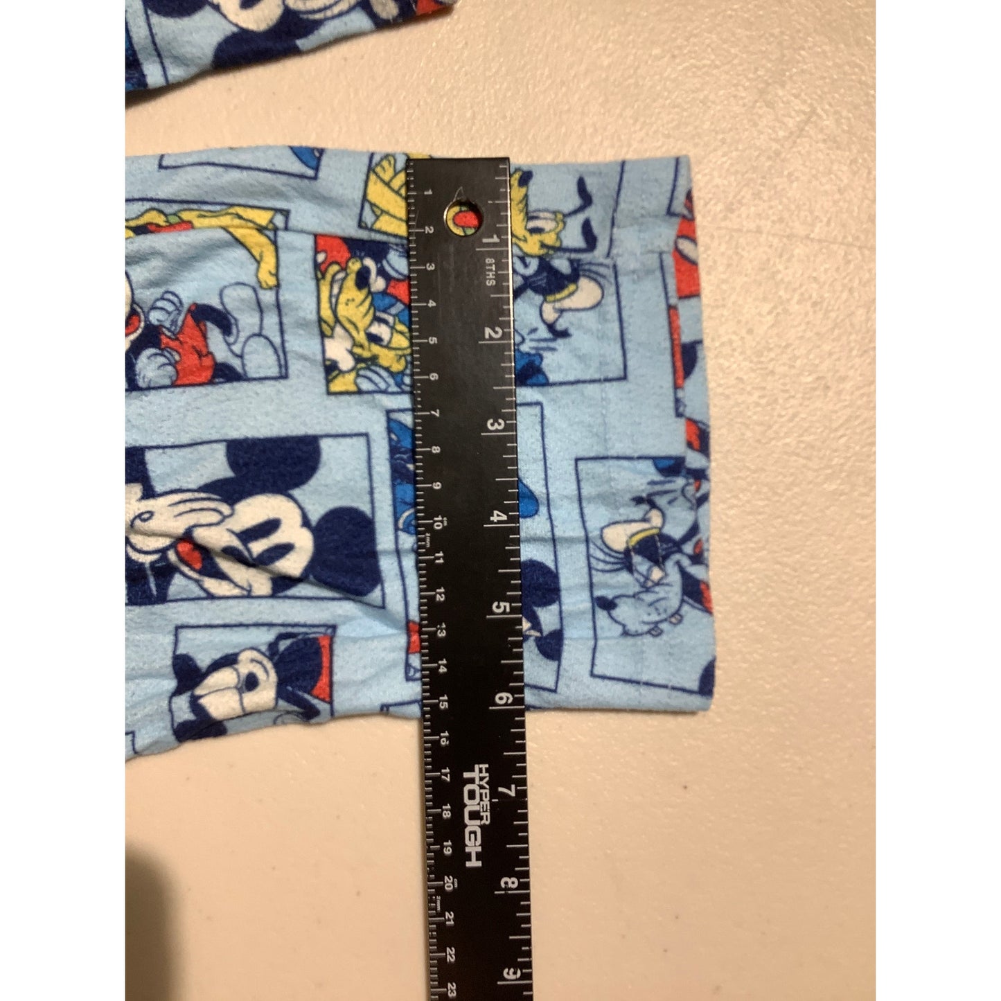 Disney Light Blue Character Pajama Set Infant Size 18M —Cartoon, Sleepwear, Cozy