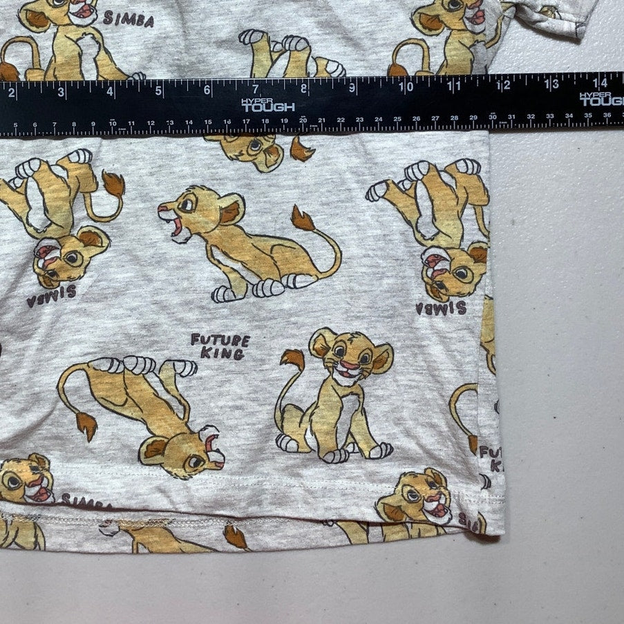 Disney The Lion King Simba Polo Size 5T — Graphic Print, Future King, Casual