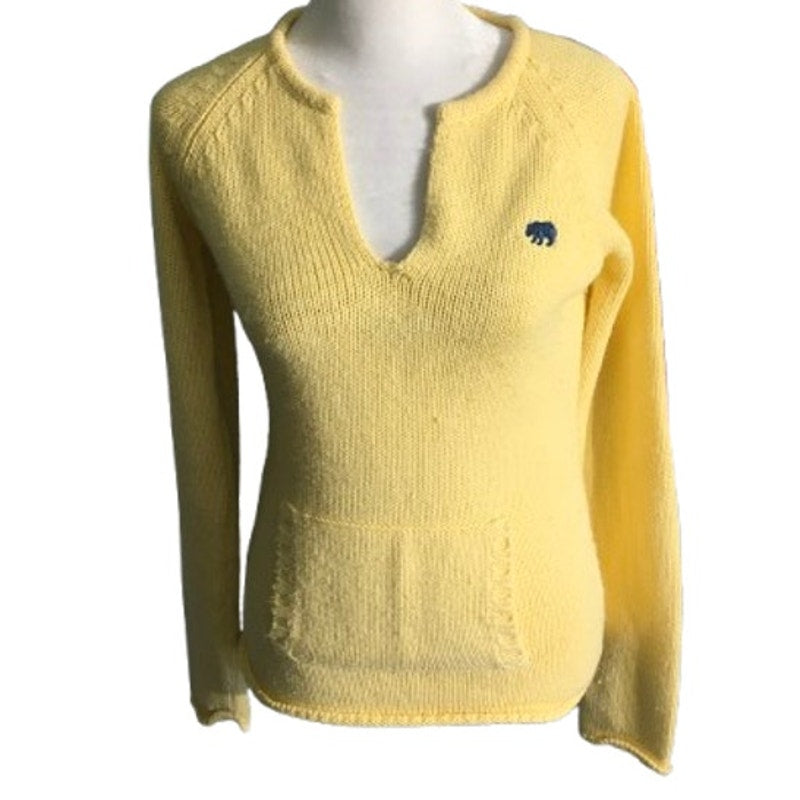 VTG Energie Yellow Sweater Size Large – Y2K, Cozy, Playful