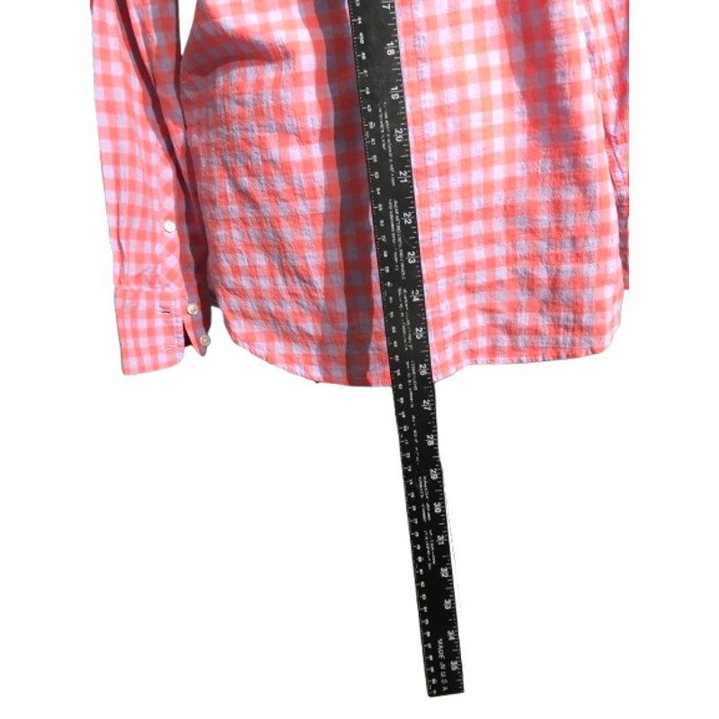 J.Crew Gingham Shirt Size 4 - Preppy, Minimalist, Boyfriend Fit