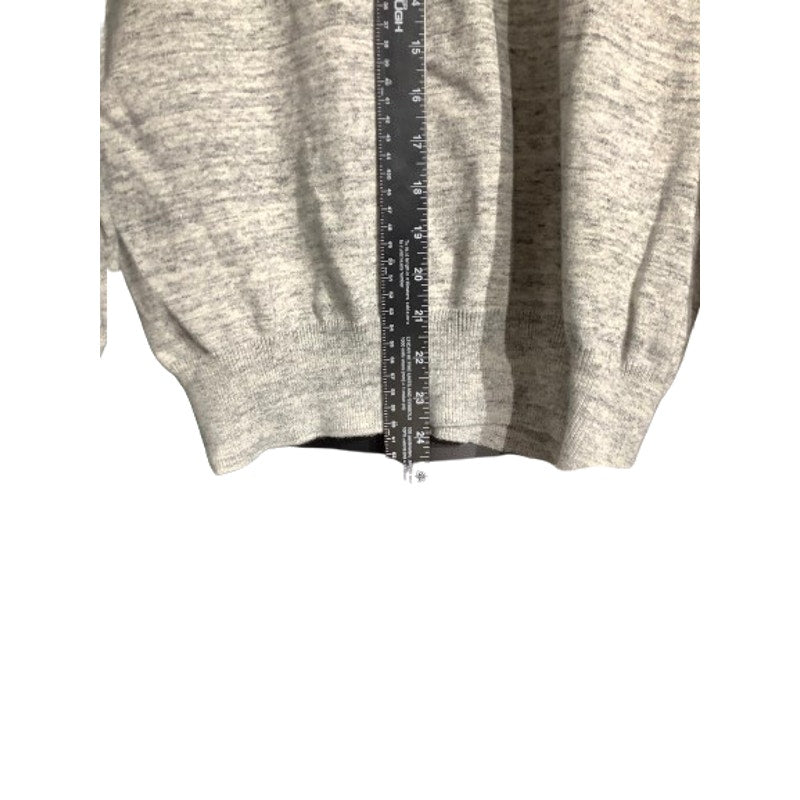 J.Crew Crew Neck Sweater Gray, Men’s Size XL — Classic, Casual, Minimalist