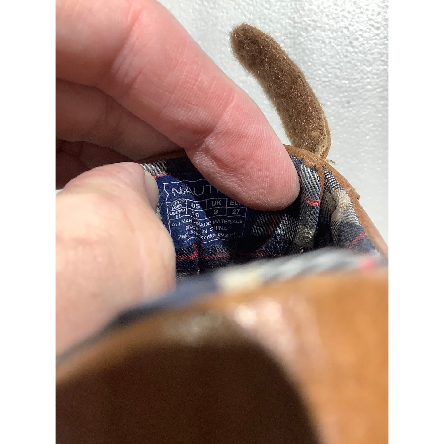 Nautica Berrian Sneakers, Brown, Infant Size 10 — Casual, Classic, Faux Leather