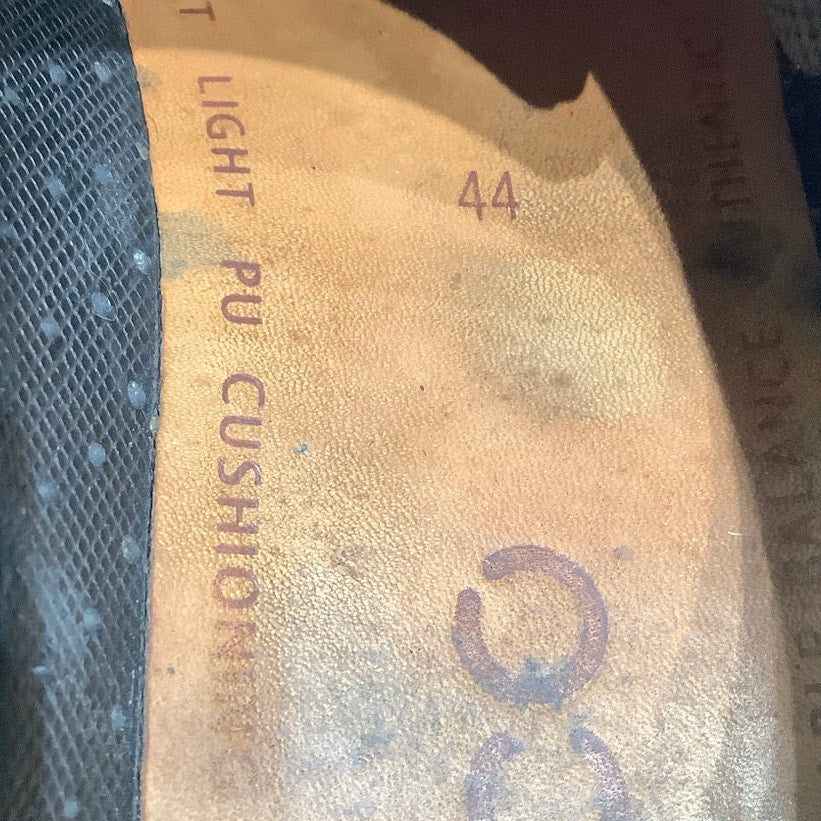 ECCO Men's Black Square Toe Shoes 44 – Comfortable, Arch Support, Lightweight