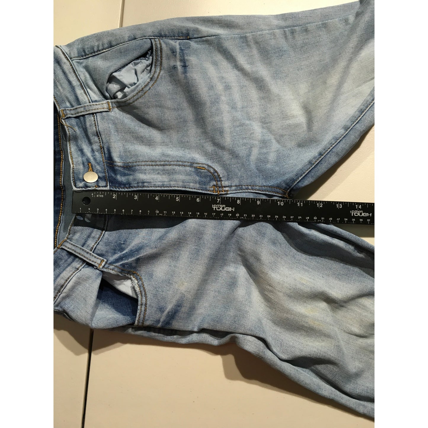 Vocal Light Wash Jeans Size S - Edgy, Streetwear, Y2K