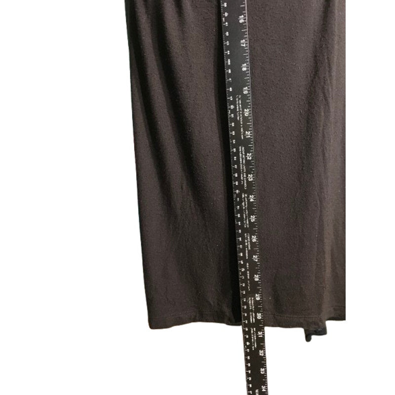 Sweet Pea NY&C Stacy Frati Black Ruffle Dress Sz M Minimalist, Elegant, Feminine