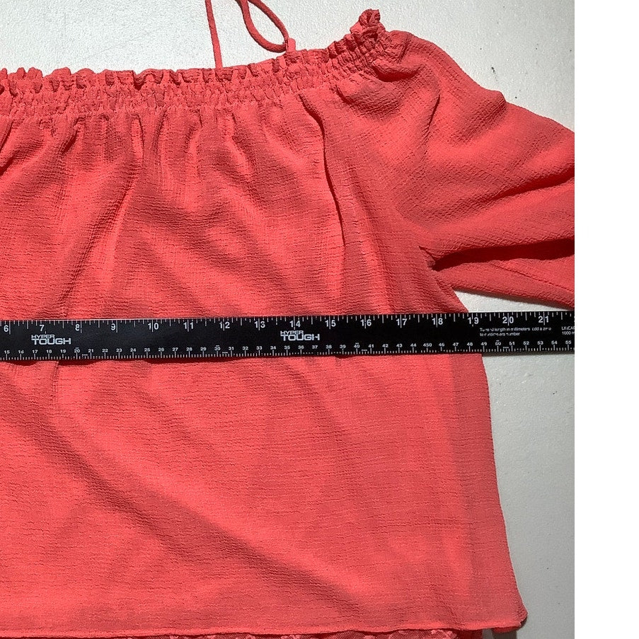 Iz Byer Coral Tank Top Women’s Size Medium — Lace Trim, Flowy, Lightweight