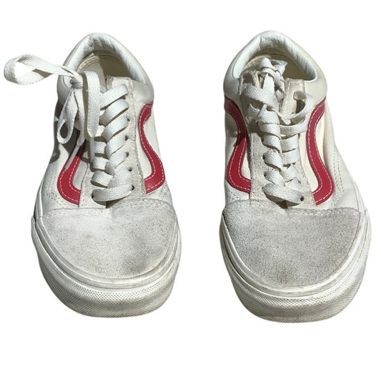 Vans Old Skool Unisex Sneakers Men’s Size 5.5 / Women’s 7 — Cream, Red, Skate