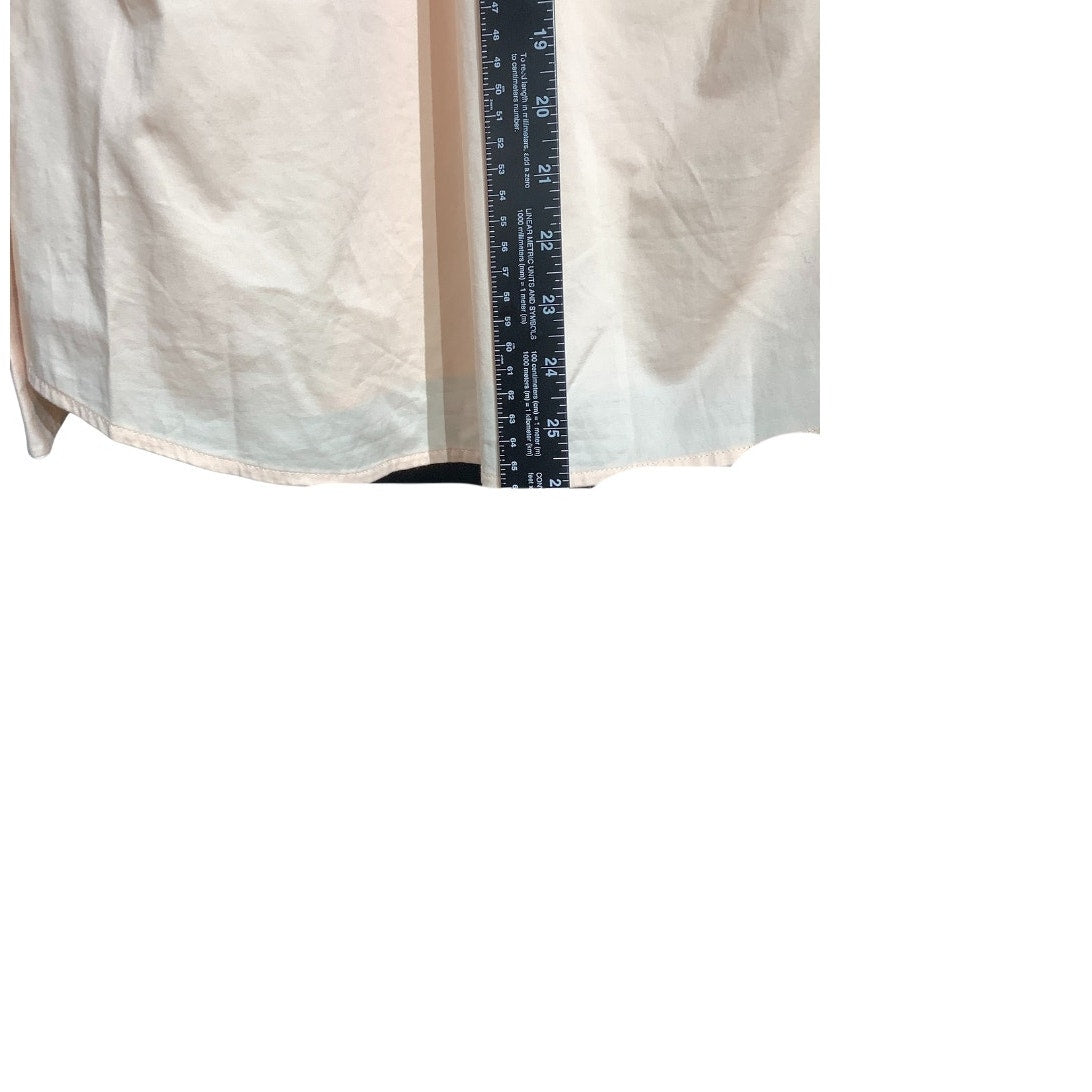 J. Jill Peach Button-Up Shirt Women’s Size 14 – Classic, Collared, Long Sleeve