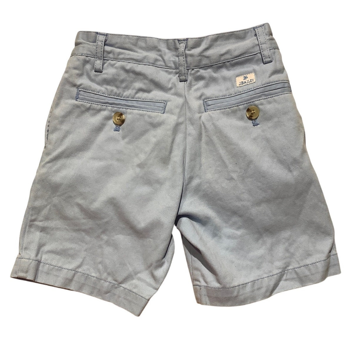 J. Bailey Light Blue Cotton Shorts Boys Size 5 — Preppy, Classic, Summer