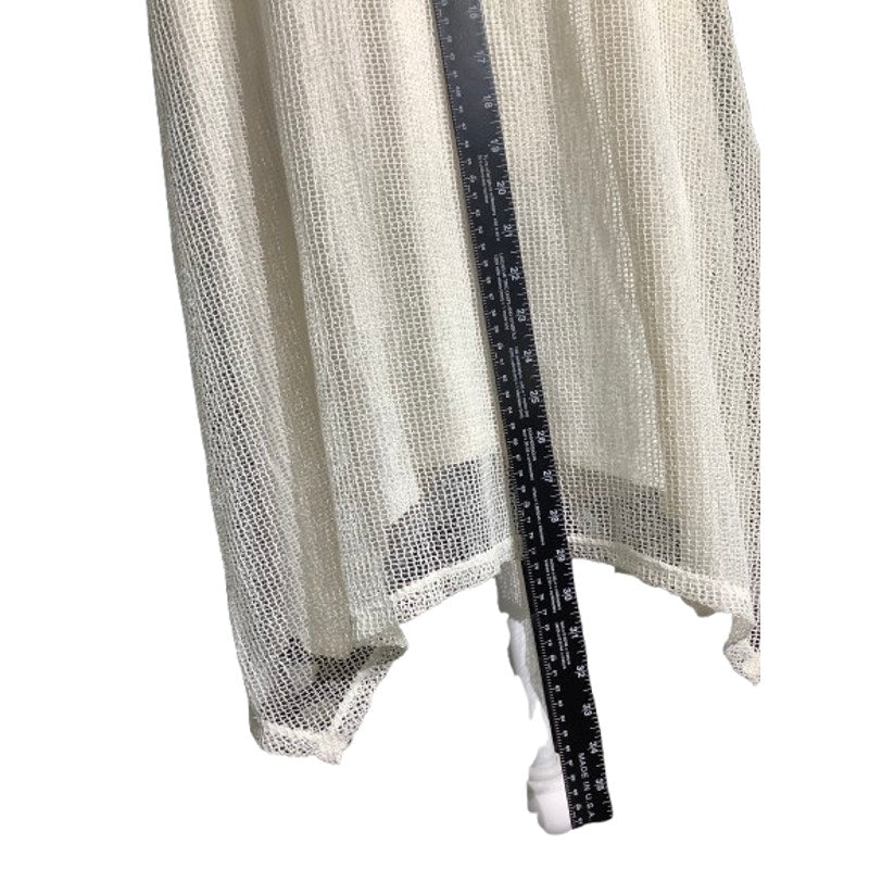 Catherines Crochet Cover-Up, Ivory, Women’s Size 1X — Boho, Beach, Lightweight