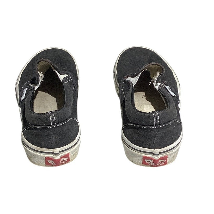 Vans Classic Slip-On Unisex Sneakers Men’s 6.5 / Women’s 8 —Black, Canvas, Skate