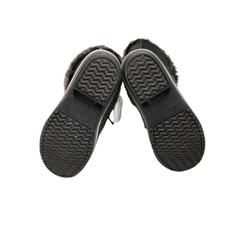 Northside Size 7 Black Suede Winter Boots with Faux Fur and 3M Insulate