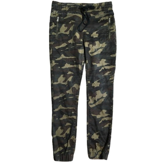 VIP Green Camo Jogger Pants Size 5/27 - Streetwear, Casual, Athleisure
