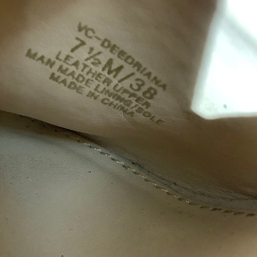 Vince Camuto Deedoriana Wedge Sandals Women’s 7.5M – Leather, Neutral, Comfy