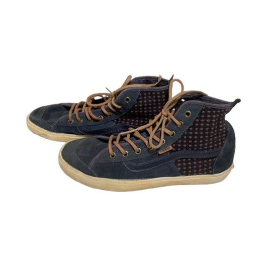 Vans Navy & Brown High Tops Size Men’s 9 - Skater, Streetwear, Y2K