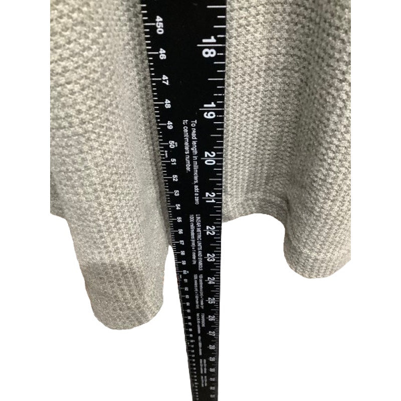 KORI America Green Patchwork Thermal Long Sleeve Shirt Small Boho, Casual, Cozy