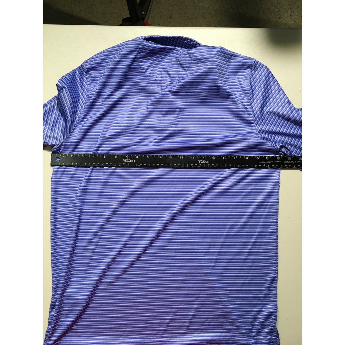 Greg Norman Men's Size M Striped Golf Polo - Performance, Athletic, Golf