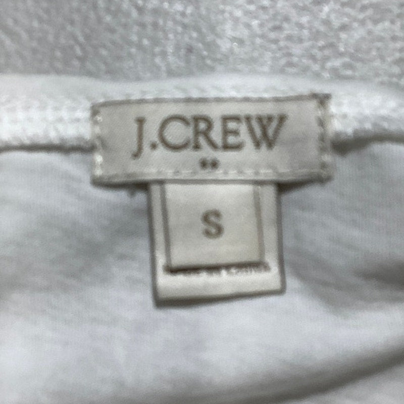 J.Crew White Lace Overlay Top Women’s Small – Elegant, Embroidered, 100% Cotton