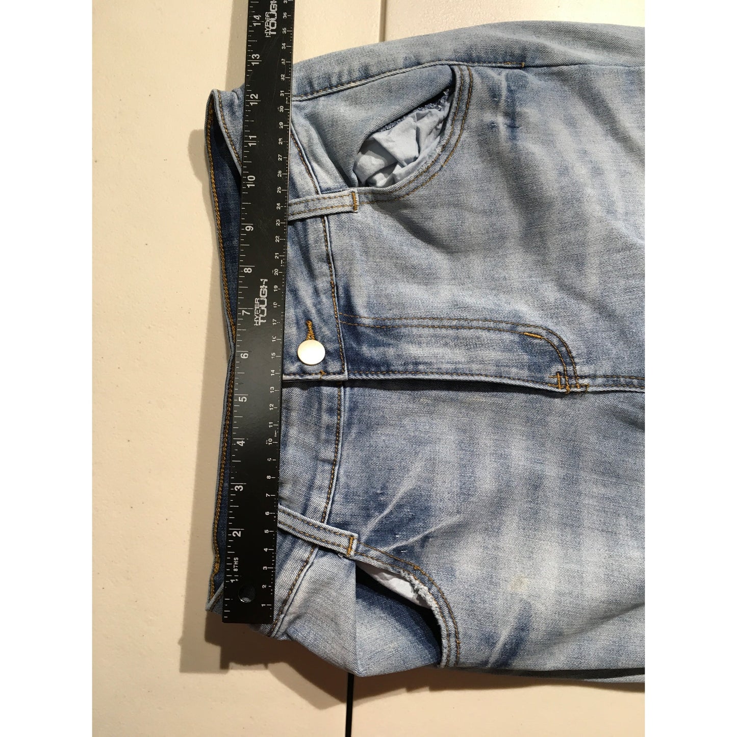 Vocal Light Wash Jeans Size S - Edgy, Streetwear, Y2K