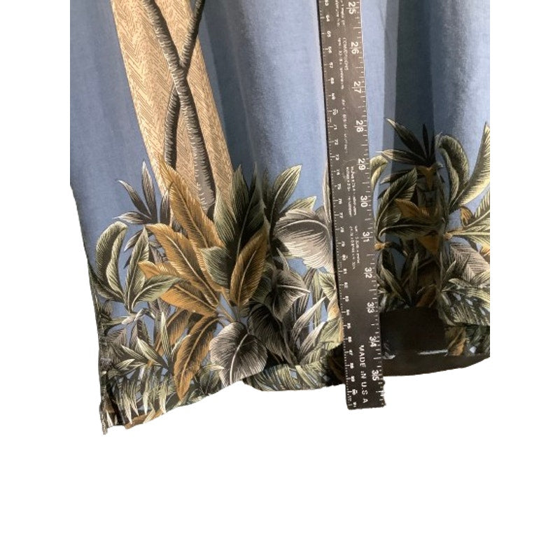 Hollis River Men's XLT Collared Button-Down Shirt- Casual, Tropical, Comfortable