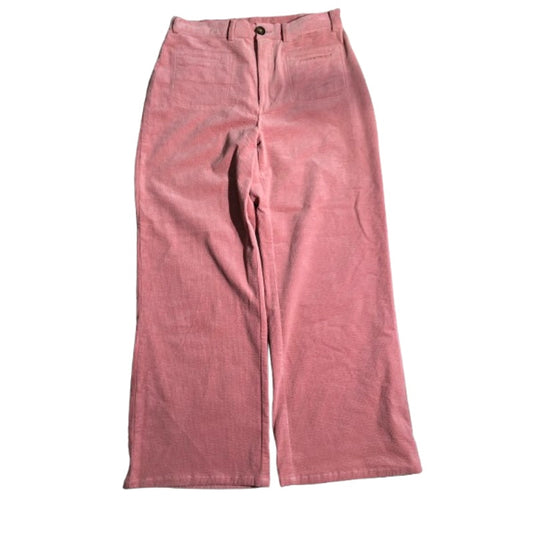 Wide Legged Light Pink Corduroy Pants XL - Coquette, Vintage, Feminine