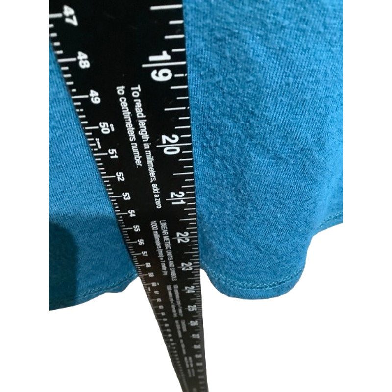 Dolan Blue Short Sleeve Tee with Slight Pilling M Casual, Comfortable, Everyday