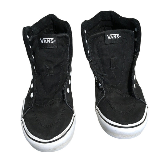 Vans Black Floral High Tops Kids Size 3 – Skater, Y2K, Cottagecore