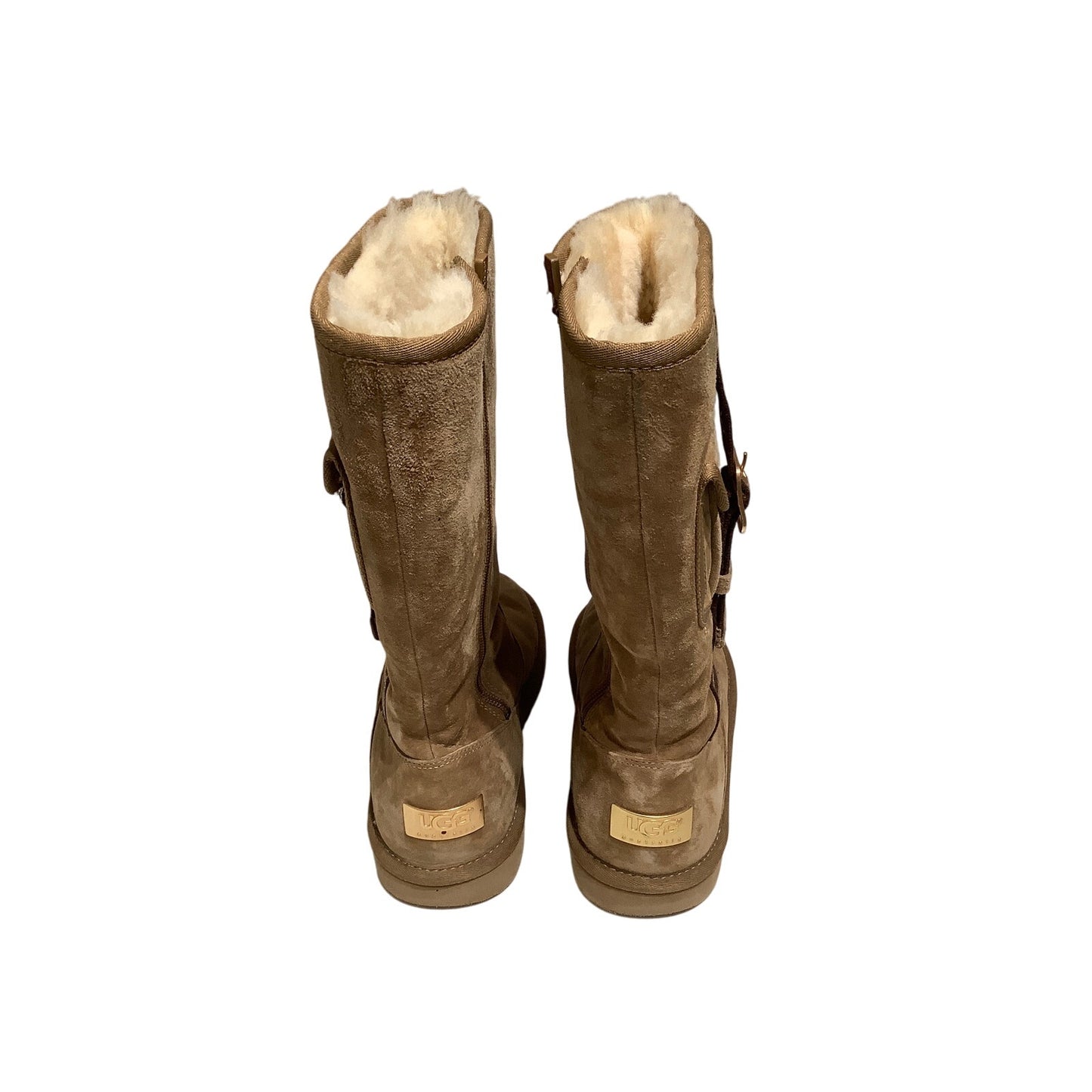 UGG Calf-Length Boots with Pockets Size 8 - Cozy, Functional, Stylish