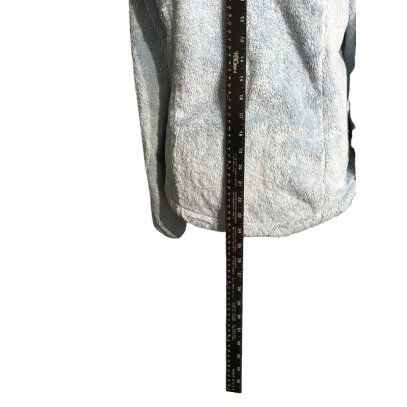 The North Face Light Blue Full-Zip Fleece Jacket Size S - Cozy, Outdoor, Casual