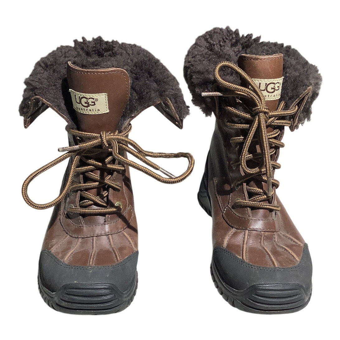 UGG Adirondack Tall Leather Waterproof Boots Women’s 6 — Winter, Outdoor, Cozy