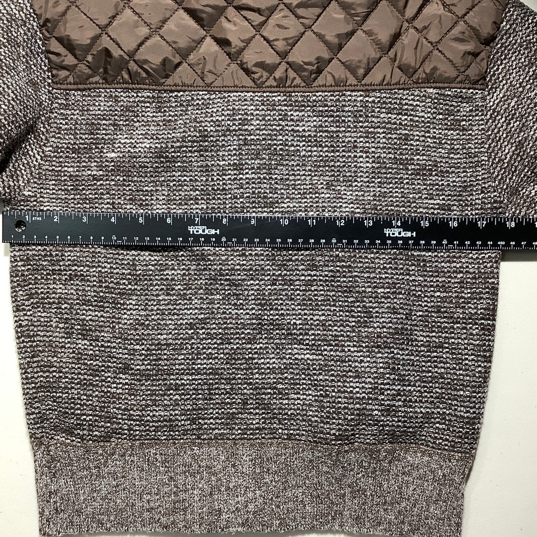 Gioberti Brown Knit Full Zip Cardigan Boys Size 12 — Warm, Stylish, Comfortable