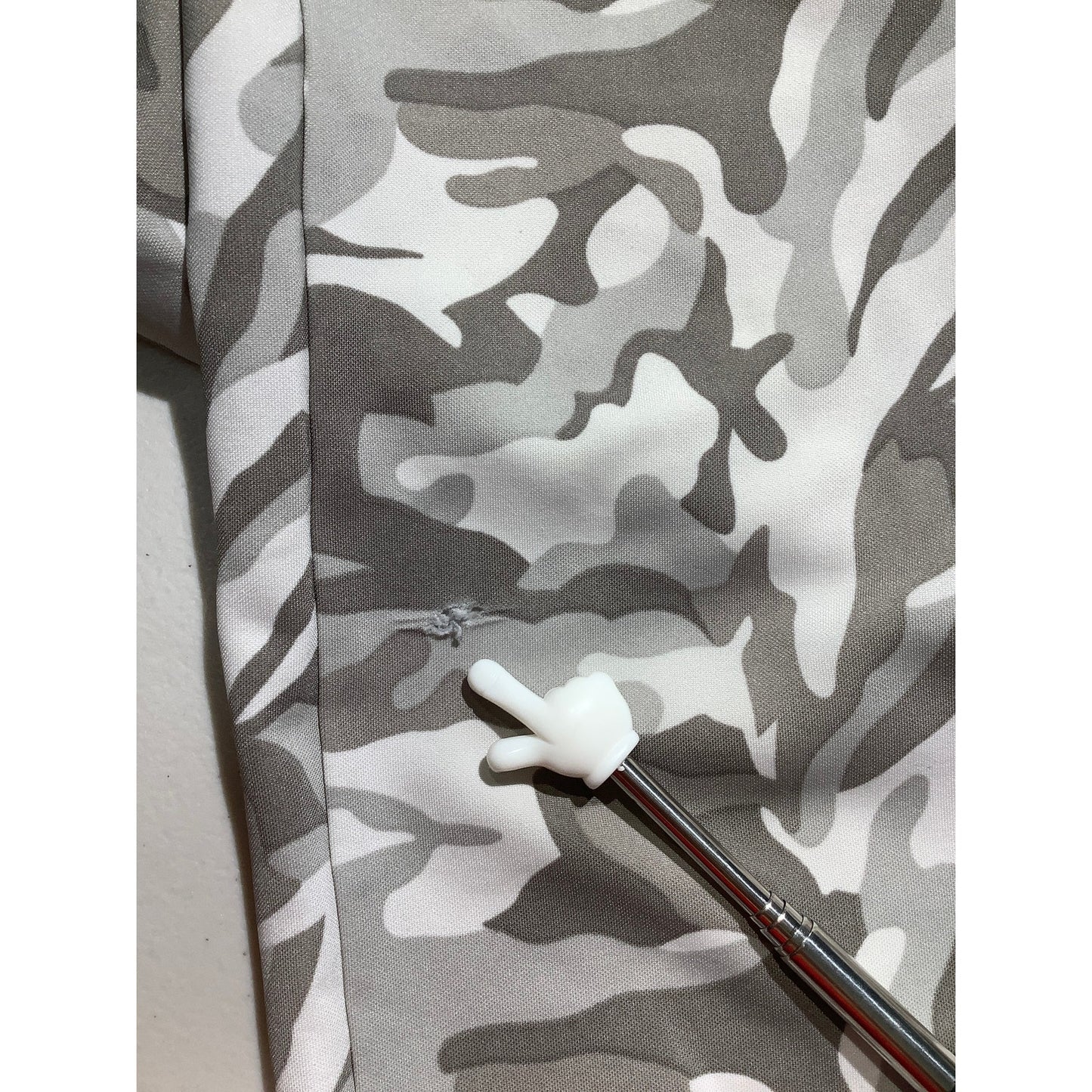 Indero Camo Jogger Pants White/Gray Youth LG/XL — Athletic, Streetwear, Casual